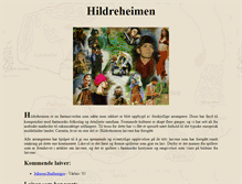 Tablet Screenshot of hildreheimen.org